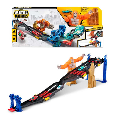ZURU Metal Machines 4-Lane Gorilla Attack Track