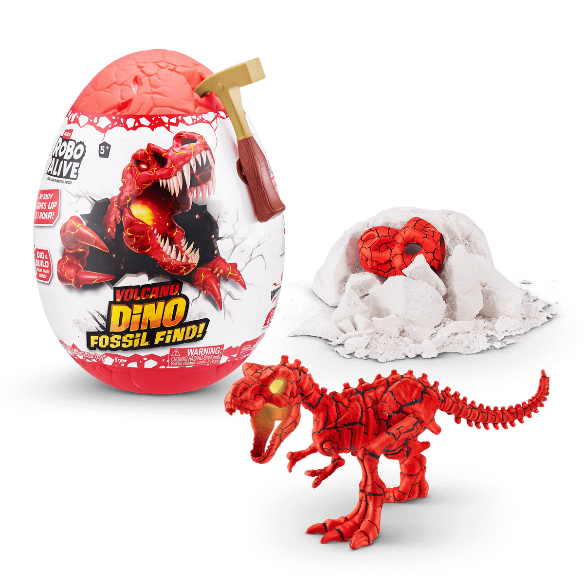 ZURU Robo Alive Volcano Dino Fossil Find Series 2