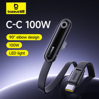 Baseus MVP 3 Fast Charging Cable USB-C to USB-C 100W 1m Cosmic Black