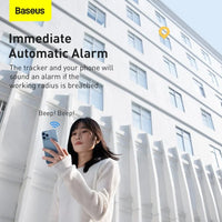 جهاز تتبع ذكي Baseus T2 Pro - Baseus T2 Pro Smart Tracker White
