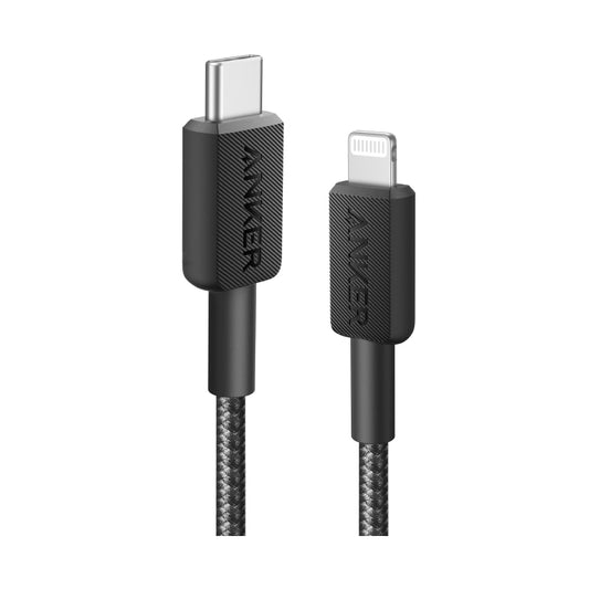 كيبل انكر مضفر يو اس بي سي الى لايتننغ بطول 3 قدم | Anker 322 USB-C to Lightning Connector Braided Cable 3ft
