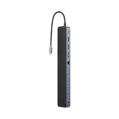 Baseus EliteJoy Gen2 12-Port Type-C HUB Adapter - محول هاب تايب سي 12 منفذ من بيسوس