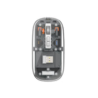ماوس ويوو كريستال الشفاف المغناطيسي اللاسلكي, 2.4G + بلوتوث | WiWU Crystal Transparent Magnetic Wireless Mouse – Bluetooth + 2.4G