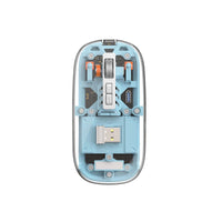 ماوس ويوو كريستال الشفاف المغناطيسي اللاسلكي, 2.4G + بلوتوث | WiWU Crystal Transparent Magnetic Wireless Mouse – Bluetooth + 2.4G
