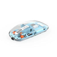 ماوس ويوو كريستال الشفاف المغناطيسي اللاسلكي, 2.4G + بلوتوث | WiWU Crystal Transparent Magnetic Wireless Mouse – Bluetooth + 2.4G
