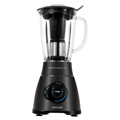 خلاط سيكوتيك Power Black Titanium 2500MAX بسعة 1.8 لتر وأداء عالي | Cecotec Power Black Titanium 2500MAX Blender 1.8L High Performance Blender