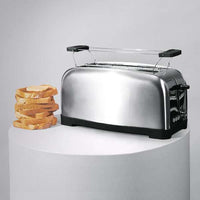 محمصة خبز Cecotec Toastin’ Time 1500 Inox 4 شرائح ستانلس ستيل بقوة 1500 واط | Cecotec Toastin’ Time 1500 Inox 4-Slice Toaster 1500W Stainless Steel