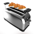 محمصة خبز Cecotec Toastin’ Time 1500 Inox 4 شرائح ستانلس ستيل بقوة 1500 واط | Cecotec Toastin’ Time 1500 Inox 4-Slice Toaster 1500W Stainless Steel