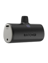 باور بانك راف باور PB1221 نانو بمنفذ تايب سي بسعة 5000 مللي أمبير وبقدرة شحن 20 واط | RAVPower RP-PB1221 5000mAh Nano Power Bank 20W USB-C Fast Charging