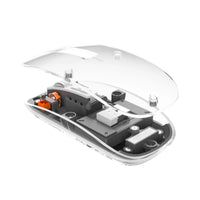 ماوس ويوو كريستال الشفاف المغناطيسي اللاسلكي, 2.4G + بلوتوث | WiWU Crystal Transparent Magnetic Wireless Mouse – Bluetooth + 2.4G