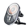 حامل وشاحن مكدودو اللاسلكي المغناطيسي للسيارة بقدرة شحن 15 واط | Mcdodo 15W Magnetic Wireless Charger Car Mount
