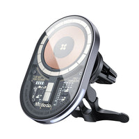 حامل وشاحن مكدودو اللاسلكي المغناطيسي للسيارة بقدرة شحن 15 واط | Mcdodo 15W Magnetic Wireless Charger Car Mount