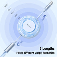 كيبل مكدودو 3 في 1 قابل للسحب بطول 1.2 متر | Mcdodo 3 in 1 Retractable Charging Cable 1.2m