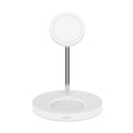 Şarjêra Bêtêl a Belkin 2-di-1ê de bi MagSafe 15W Barkirina Bilez - Şarjêra Bêtêl a Belkin 2-di-1ê de bi MagSafe, Barkirina Bilez a 15W ji bo iPhone û cîhazên
