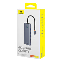 Baseus UltraJoy 10-Port HUB Docking Station Space Grey - محطة إرساء بيسوس الترا جوي 10 منافذ رمادي