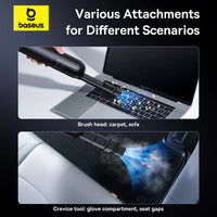 مكنسة سيارة بيسوس A0 Pro لاسلكية قوية لتنظيف السيارة – أسود | Baseus A0 Pro Car Vacuum Cleaner Cordless Powerful Portable Cluster Black