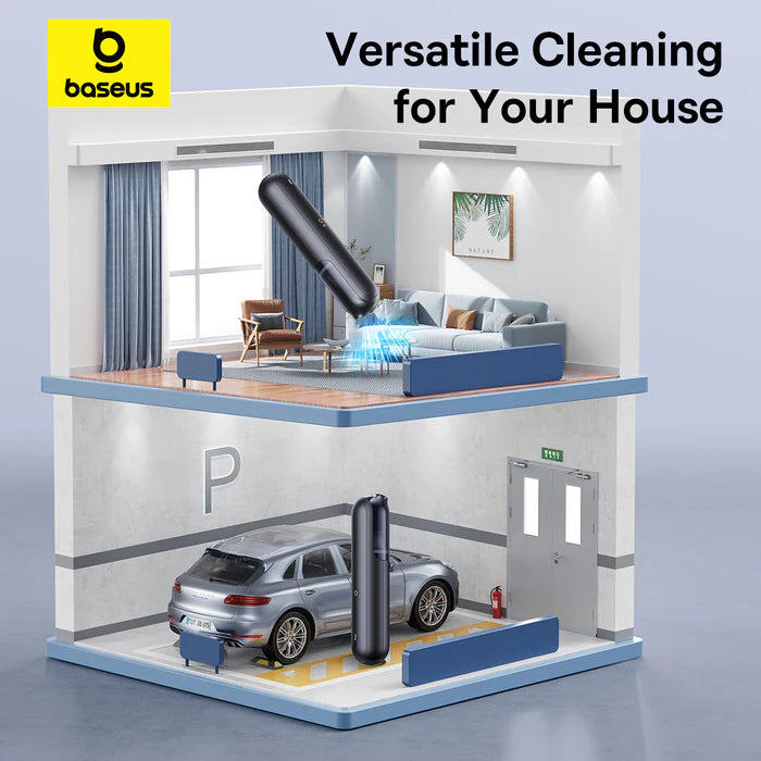 مكنسة سيارة بيسوس A0 Pro لاسلكية قوية لتنظيف السيارة – أسود | Baseus A0 Pro Car Vacuum Cleaner Cordless Powerful Portable Cluster Black
