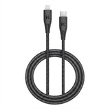 كيبل USB-C إلى لايتننغ مضفر بطول مترين من راف باور RP-CB1018 | RAVPower RP-CB1018 Braided USB-C to Lightning Cable 2m