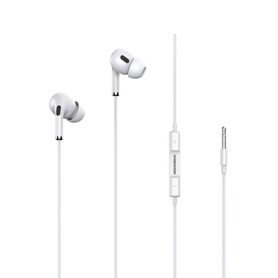 سماعات روك روز Solo MC Neo السلكية بمنفذ 3.5 ملم | RockRose RRWE16 Solo MC Neo Wired Earphones With 3.5 Mm Headphone Jack