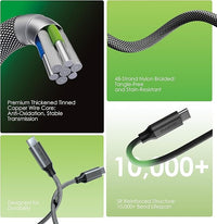 Oraimo MagCable OCD-710CC Magnetic USB-C to USB-C Cable Black - Detail