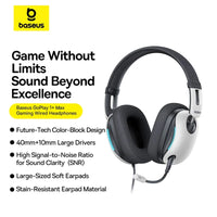 سماعات جيمنج Baseus GoPlay 1+ Max Gaming Headphones White
