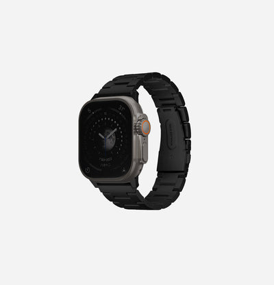 UNIQ Osta stainless steel link Apple Watch band Black