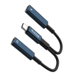 محول ماستر مظفر تايب سي الى منفذي تايب سي بقدرة شحن 60 واط - اسود | Master Braided 2-in-1 USB-C to USB-C Adapter PD 60W - Black