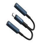 محول ماستر مظفر تايب سي الى منفذي تايب سي بقدرة شحن 60 واط - اسود | Master Braided 2-in-1 USB-C to USB-C Adapter PD 60W - Black
