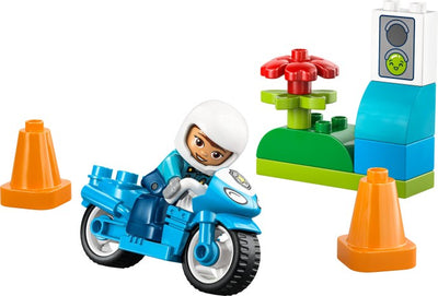 LEGO DUPLO Blue Police Motorcycle 10471 - set image