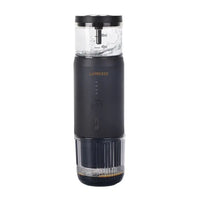 ماكينة إسبريسو محمولة LePresso مع مقياس حرارة حراري – أسود | LePresso Portable Espresso Machine with Thermal Meter – Black