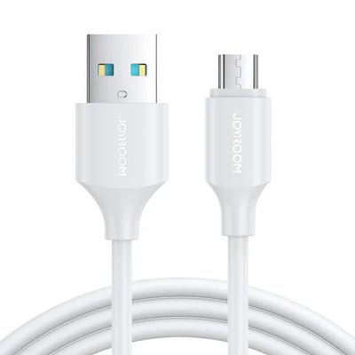 كيبل جويرووم لونج لاستنج يو اس بي اي الى مايكرو بقدرة شحن 18 واط وطول 1 متر | JOYROOM Long-Lasting Series 2.4A Fast Charging Data Cable USB-A to Micro 18W 1m