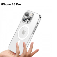 كفر جرين لايون ديلجادو ماج سيف لهاتف ايفون 15 برو - شفاف | Green Lion Magsafe Delgado iPhone15 Pro - Clear