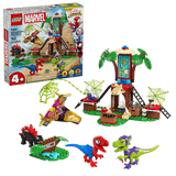 ليغو سبايدي ومعركة رابتور غوبي في مقر بيت الشجرة | LEGO Marvel Spidey and Gobby’s Raptor Battle at Tree House HQ 11200