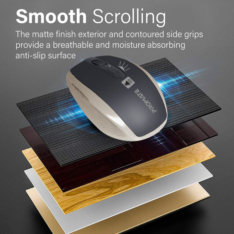 Promate Breeze Gold mouse USB receiver detail