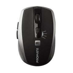 Promate Breeze Silver silent switch wireless mouse - main view