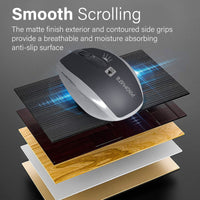 Promate Breeze Silver mouse USB receiver detail