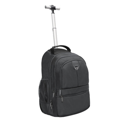 Promate Compact-TR Trolley Backpack 15.6 inch Laptop Black-Front