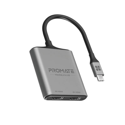 Promate MediaLink-H2 USB-C to dual HDMI 4K adapter - main view