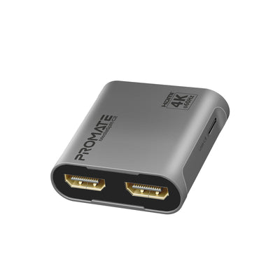 Promate MediaSplit-C2 4K HDMI splitter with dual output - main view