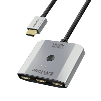 Promate MediaSwitch-H3 3-in-1 4K HDMI switch - main view