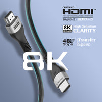Promate PrimeLink8K-300 connected to an 8K TV