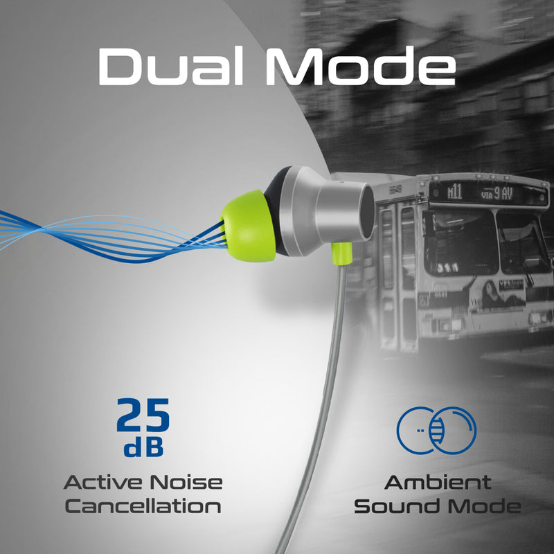 Promate Velcon ANC Neckband Earphones 220mAh Grey-Detail