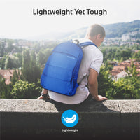 Promate Alpha-BP Anti-Theft Laptop Backpack 15.6 inch Blue-Angle