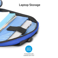 Promate Alpha-BP Anti-Theft Laptop Backpack 15.6 inch Blue-Straps