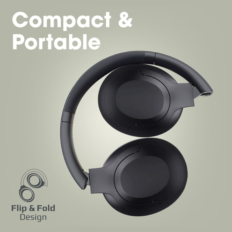 Promate Concord ANC Wireless Headphones 500mAh Black-Lifestyle