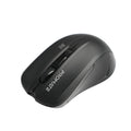 ماوس لاسلكي مريح بمسند إبهام | Promate Contour Comfort Performance Wireless Ergonomic Mouse - أسود