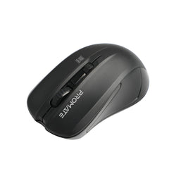 Promate Contour Black comfort performance wireless ergonomic mouse - main view
