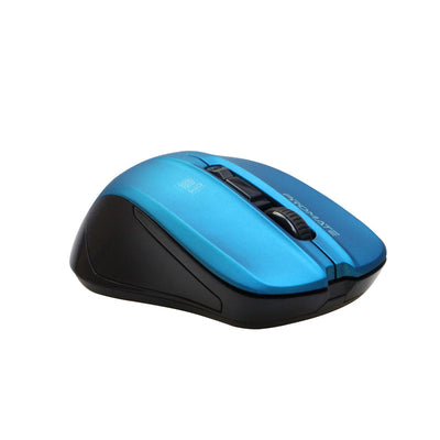 Promate Contour Blue comfort performance wireless ergonomic mouse - main view