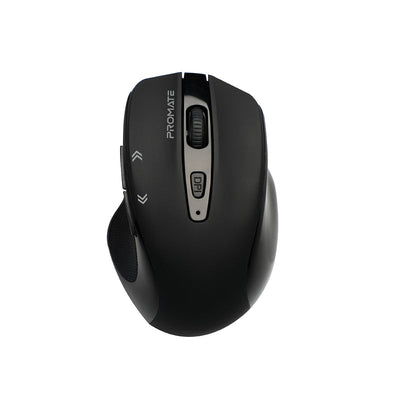 Promate Cursor Black ergonomic wireless optical mouse - main view