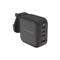 شاحن 100 واط GaNFast بأربعة منافذ مع Quick Charge 3.0 | Promate GaNPort4-100PD 100W Power Delivery GaNFast Charger with Quick Charge 3.0